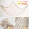 2 Pack Fish Net Decorations for Party, Natural Cotton Hawaiian Party Fishing Net Decorative, Nautical Themed Cotton Fishnet Under The Sea Pirate Ocean Beach Decor